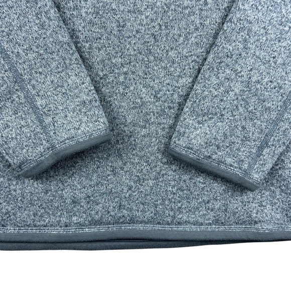 Patagonia Mens Better Sweater LARGE Gray 1/4 Zip Fleece Pullover Jacket Hiking - Picture 5 of 16